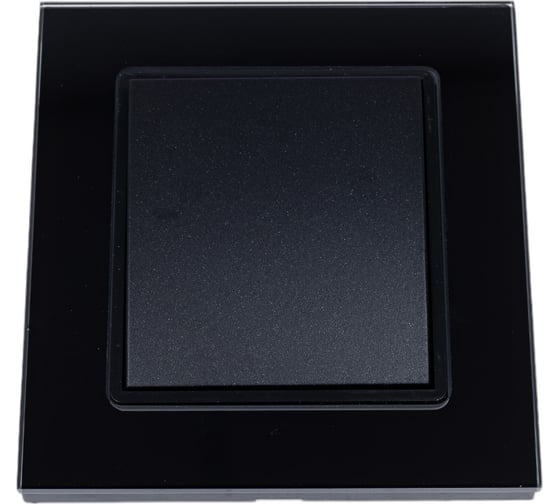 Изображение товара Выключатель Metronex Electric Exclusive Black одноклавишный FVK050112CHR