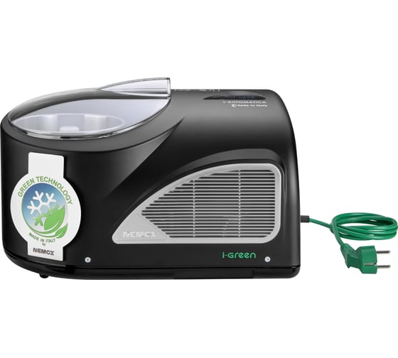 Изображение товара Мороженица с компрессором Nemox GELATO NXT1 L'AUTOMATICA цвет черный, прямой привод, газ R290a, чаша нержавеющая сталь, объем 1.7 л, 220-240 V, 50-60 Hz, 150 W 003A600990R00