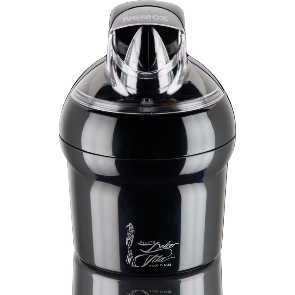Бескомпрессорная мороженица DOLCE VITA 1,5L Black 220-240 V, 50 Hz, 15 W, объем 1.5 л, 900 гр, корпус - пластик, цвет черный, ча Nemox