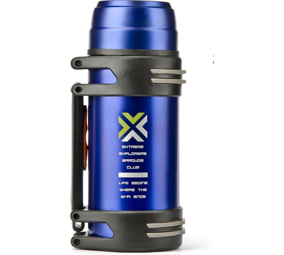 Изображение товара Термос BAROUGE TRAVEL из нержавеющей стали, синий BT-424F 1500 мл/синий/термос