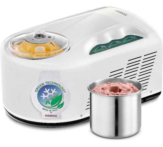Изображение товара Мороженица Nemox GELATO PRO1700Up цвет белый, программируемая, алюминиевый корпус, прямой привод, газ R290a, объем 1.7 л, 220-240 V, 50-60 Hz, 150 W 003A600830R00