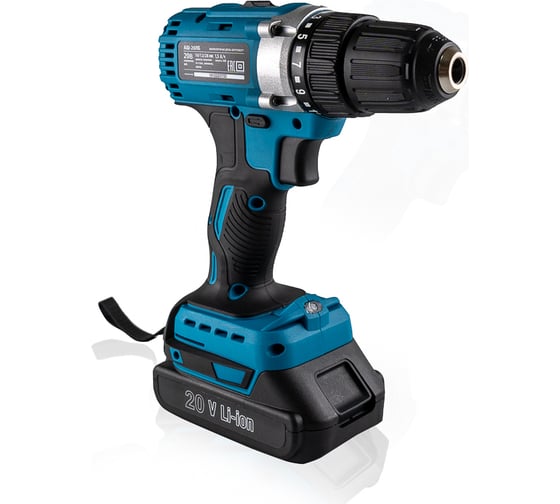 Изображение товара Аккумуляторная дрель-шуруповерт WorkMaster АШ-20ЛБ