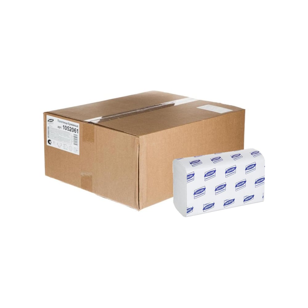 Бумажные 1-слойные полотенца для диспенсеров Luscan подставка под бумажные полотенца доляна 13 5×13 5×27 см хром
