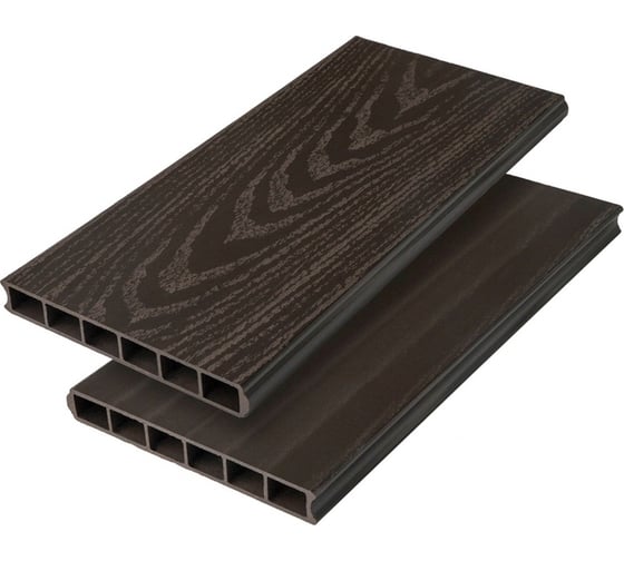 Изображение товара Готовый комплект грядки Еврогрядка rumex люкс 1000x1000x225 мм, цвет венге GEG4-Rumex-Venge