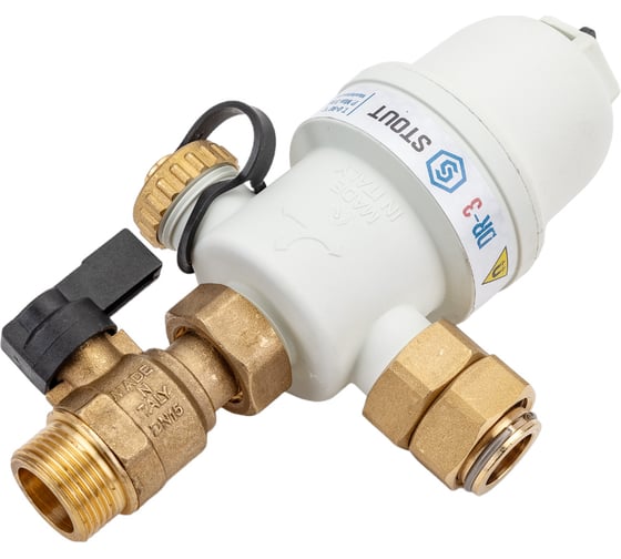 Изображение товара Фильтр-шламоотделитель с магнитом для настенных котлов STOUT Sfw-0072-000020 3/4" нр-3/4" нг-3/4" нр RG0091HNTRLO2S