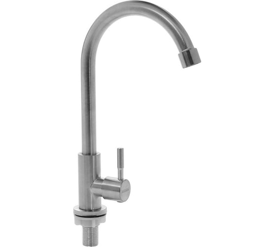 Изображение товара Кран для холодной воды СоюзКран керам. картридж 25мм, нерж. сталь, SS06-R332 567-122