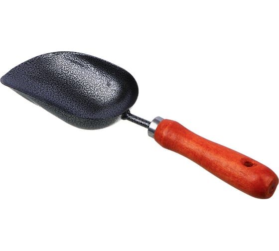 Изображение товара Садовый совок INBLOOM 33x9 см, 1.8 мм, металл, дерево 181-077