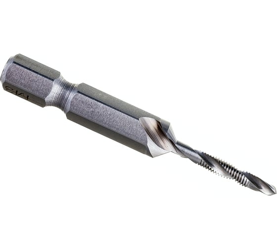 Изображение товара Комбинированный метчик: метчик+сверло+зенкер M3x0.5мм HSS RUKO 270014