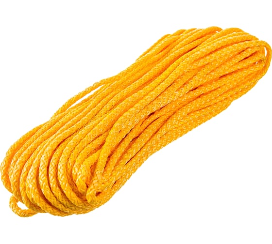 Изображение товара Вязаный полипропиленовый шнур, цветной, моток, 4мм х 20м Эбис 00003