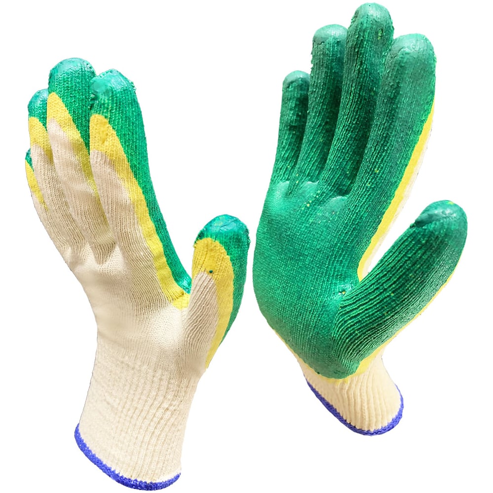 Изображение товара Рабочие перчатки Master-Pro СТАНДАРТ 2Л хб с двойным латексным покрытием 3 пары