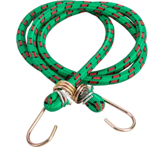 Изображение товара Крепежный шнур с крючками 10мм х 1м Эбис 70494