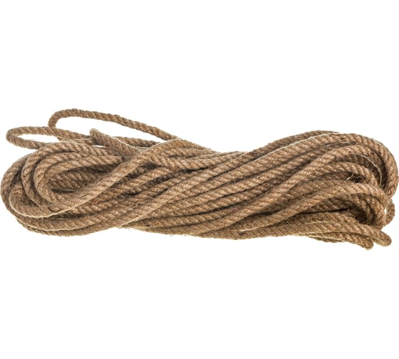 Изображение товара Джутовый канат, моток, 8мм х 20м Эбис 00053