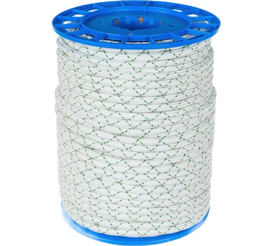 Изображение товара Полиамидная капроновая веревка, 24-прядная, катушка, 12мм х 100м АзотХимФортис 00069