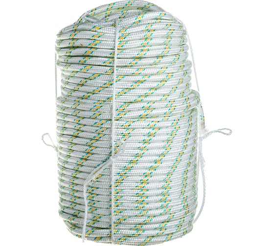 Изображение товара Полиамидная капроновая веревка, 24-прядная, катушка, 14мм х 50м АзотХимФортис 00070