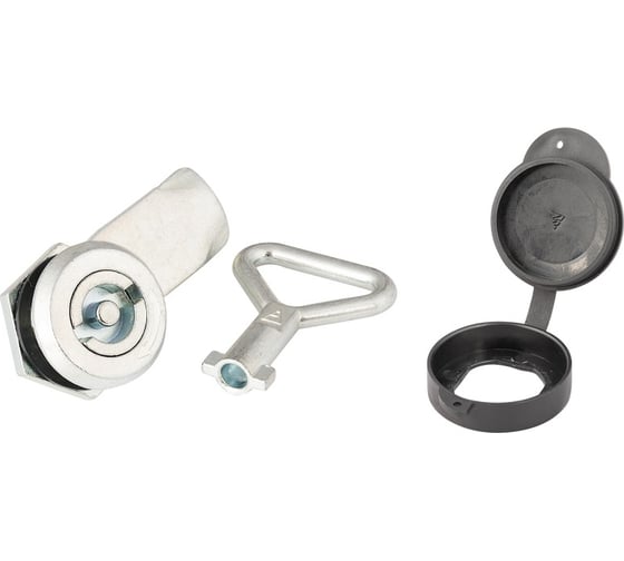 Изображение товара Замок под ключ с двумя бородками ТРИЗАМ цинк, ригель колпачок ключ, ЗЧВ.М.2.05.1060.ПК.КМ, TRZ0181