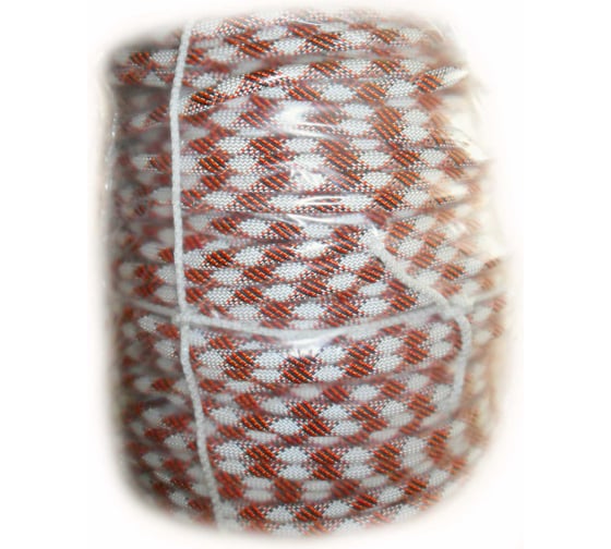 Изображение товара Страховочно-спасательная веревка, 48-прядная, Статика ВСС, бобина, 14мм х 50м АзотХимФортис 00085