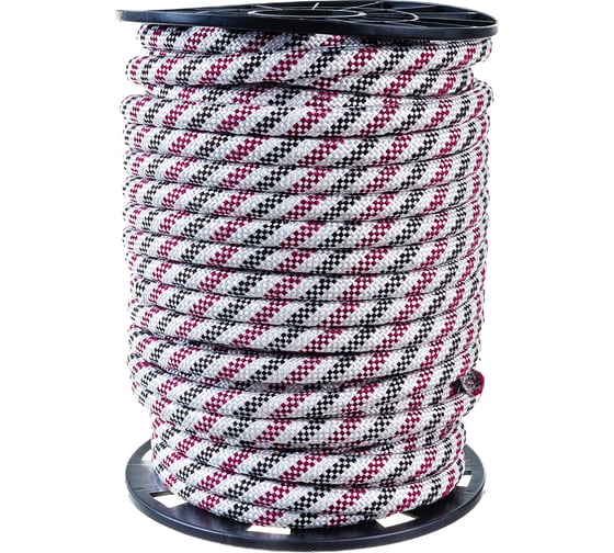 Изображение товара Плетеный полипропиленовый шнур, 48-прядный, катушка, 16мм х 50м Эбис 00103
