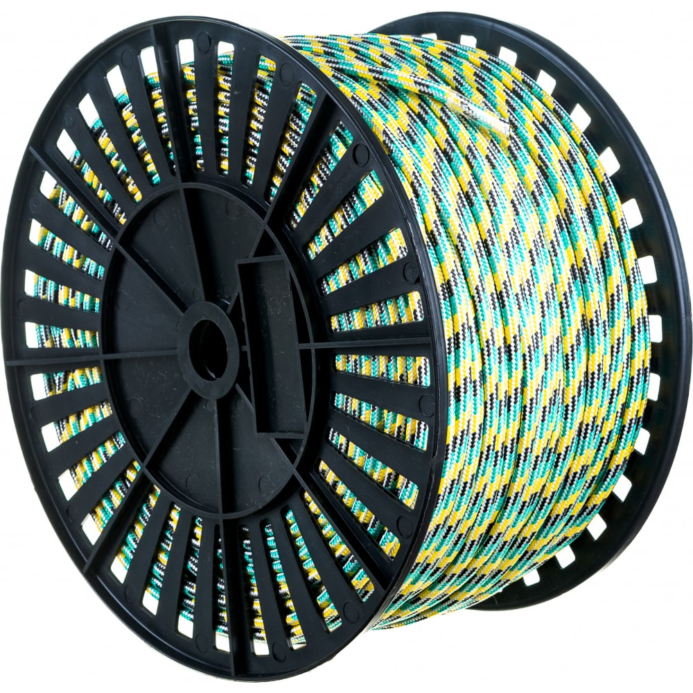 Плетеный полипропиленовый шнур Эбис шнур диаметр 3 5 мм плетеный в350 20 м