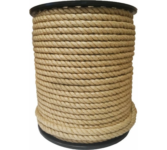 Изображение товара Джутовый канат, катушка, 10мм х 200м Эбис 00140