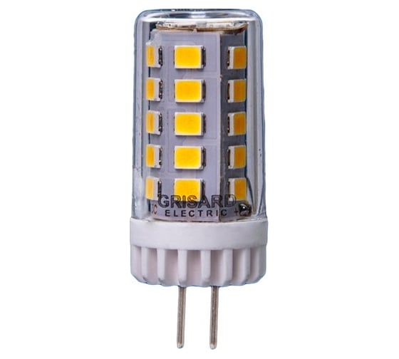 Изображение товара Светодиодная лампа Grisard Electric G4 3Вт 4000K капсула (10 шт/уп) GRE-002-0104