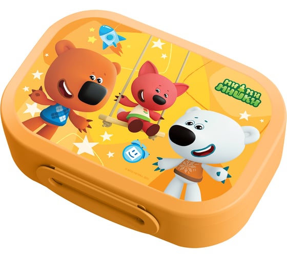 Изображение товара Ланч-бокс Пластишка с декором Ми-ми-мишки, 0,98 л, оранжевый 431328208