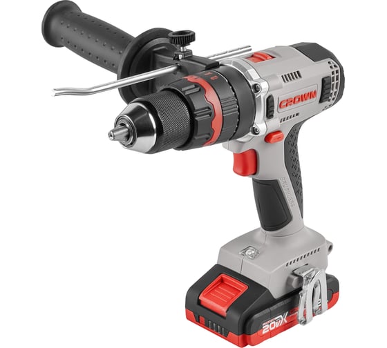 Изображение товара Аккумуляторный ударный шуруповерт Crown bl CT21093HMX-2 BMC