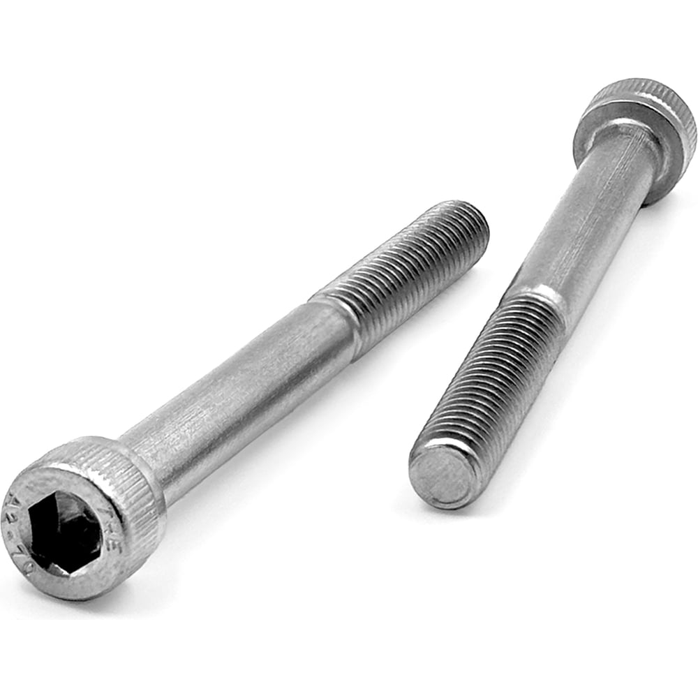 Изображение товара Нержавеющий винт с цилиндрической головкой KREPFIELD M5x35 мм, DIN 912, А2, внутренний шестигранник, неполная резьба, 30 шт. 912A2ВИНТПР5Х35-30