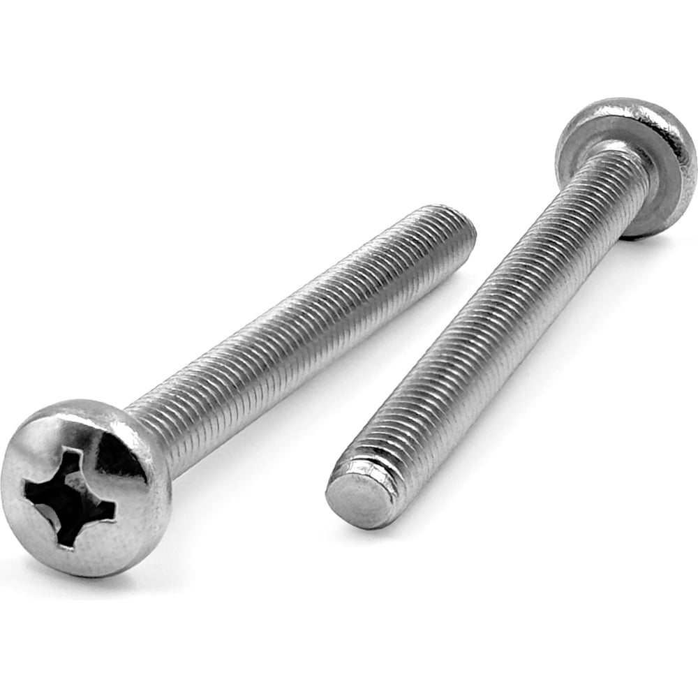 Изображение товара Нержавеющий винт с полукруглой головкой KREPFIELD M6x25 мм, DIN 7985, А2, крестообразный шлиц PH, 15 шт. 7985А2ВИНТ6X25-15