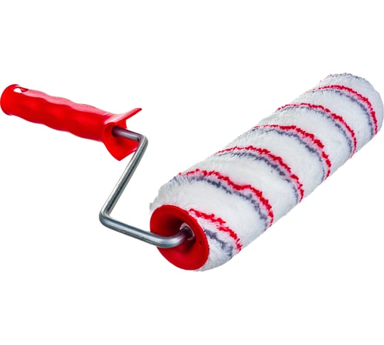 Изображение товара Валик с ручкой MATRIX "НЕЙЛОН Профи" 250 мм, ворс 12 мм, D 48 мм, D ручки 8 мм, полиамид 80758