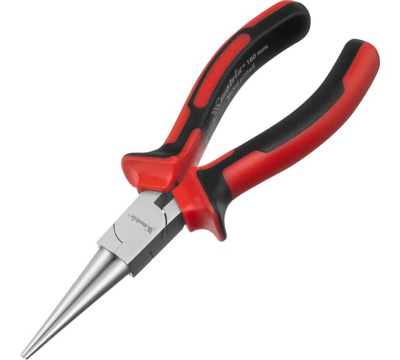 Изображение товара Круглогубцы NICKEL MATRIX 160 мм, никелированные, двухкомпонентные рукоятки 17355