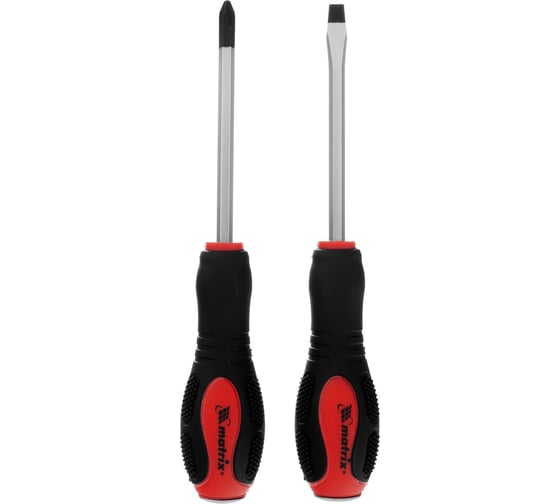 Изображение товара Набор ударных отверток MATRIX PH2x100, SL6x100, CrV, 2шт. 19121