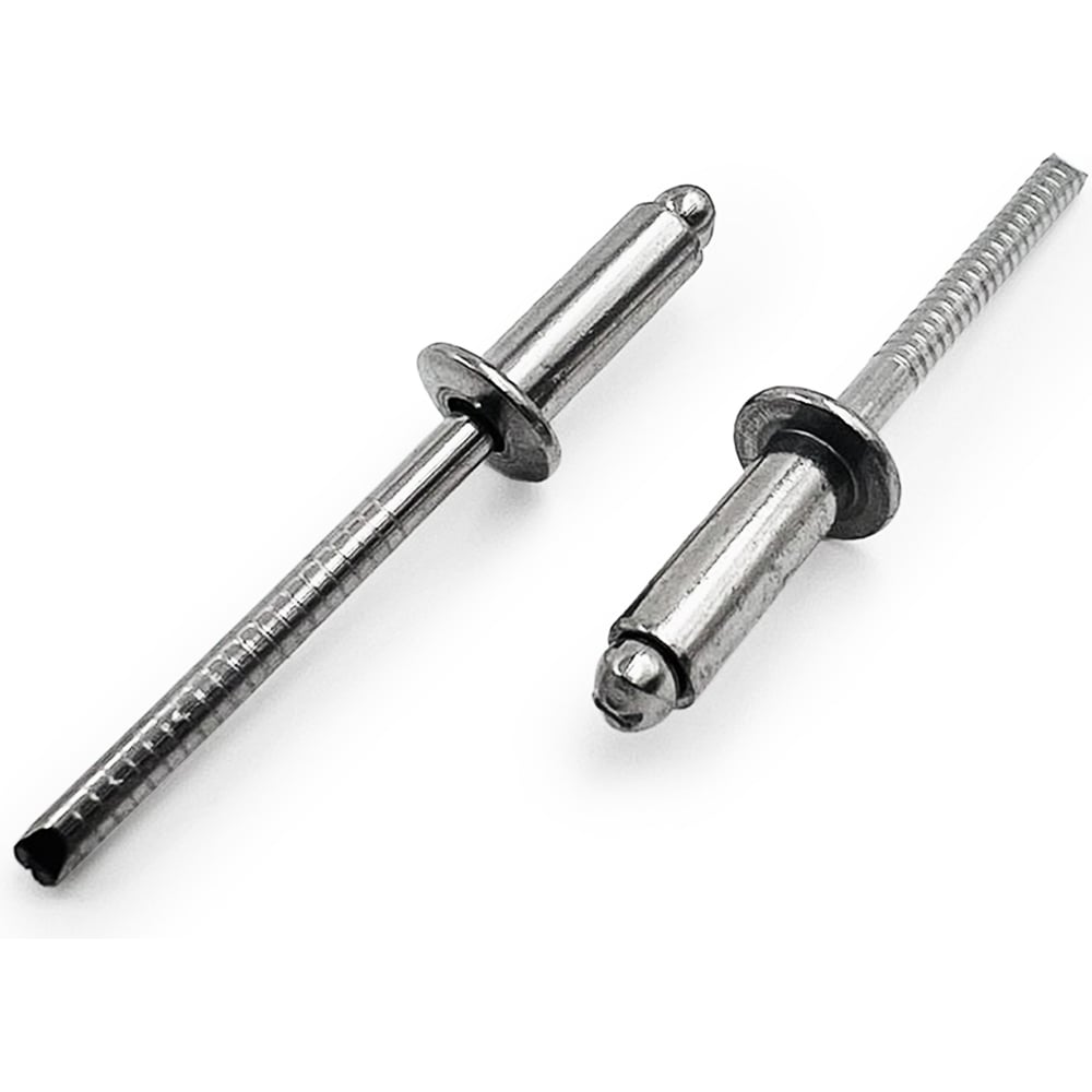 Изображение товара Вытяжная заклепка KREPFIELD 4x10 мм, 50 шт, алюминий и нержавеющая сталь