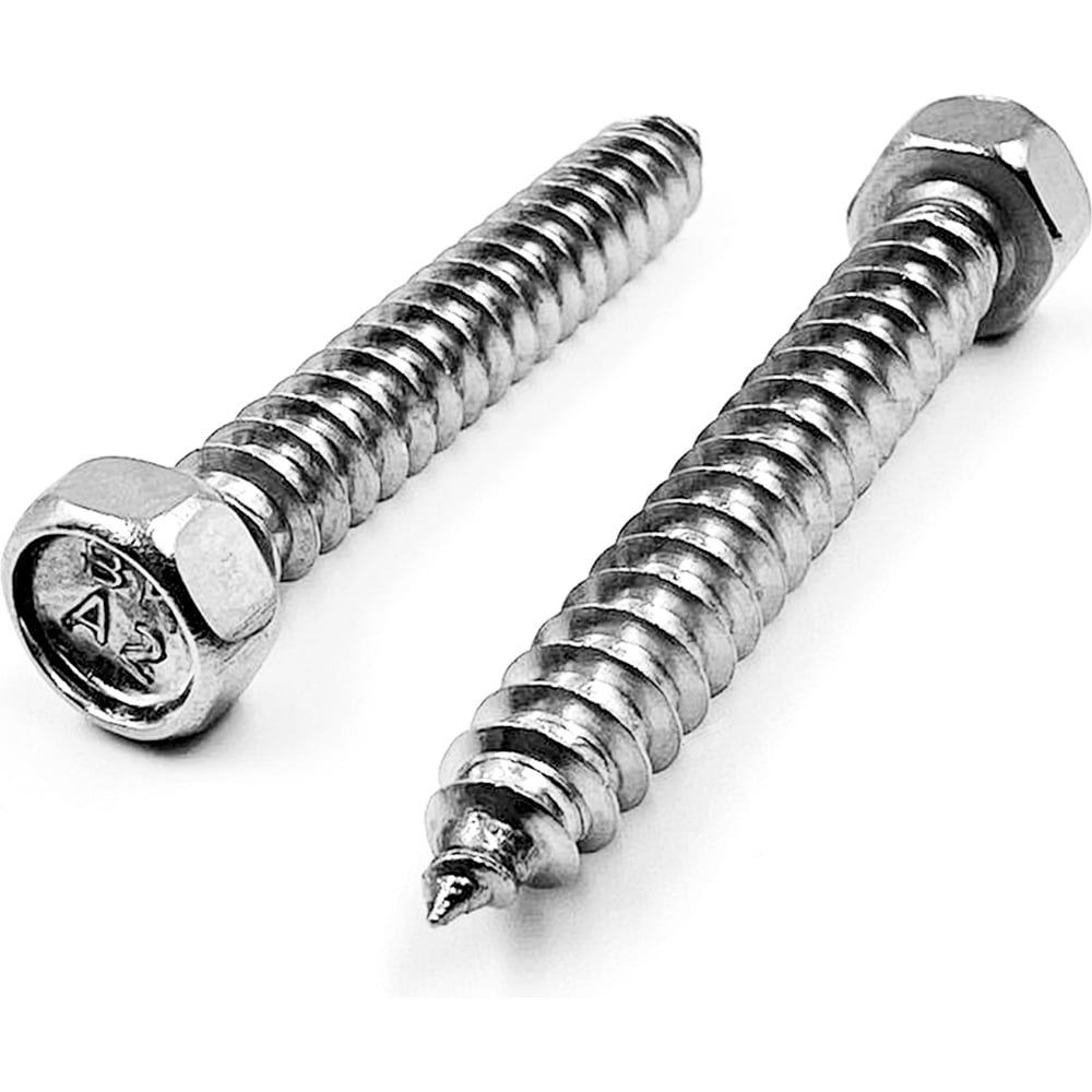 Изображение товара Нержавеющий саморез KREPFIELD 5,5x45 мм с шестигранной головкой и острым наконечником