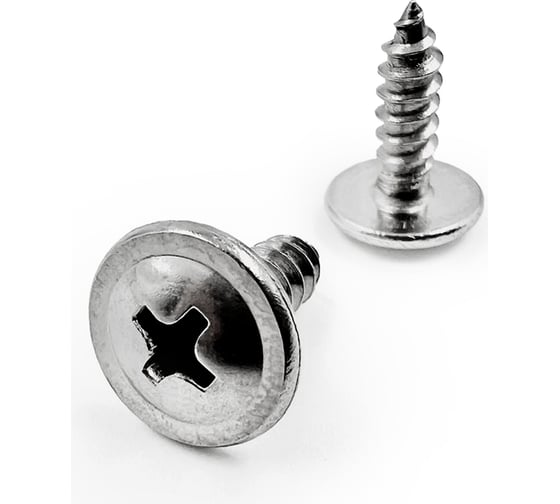 Изображение товара Нержавеющий саморез с прессшайбой KREPFIELD 4,2x38 мм, ART 9999, А2, самонарезающий, крестообразный шлиц PH, 70 шт. 9999A2саморез с прессшайбой4.2X38-70