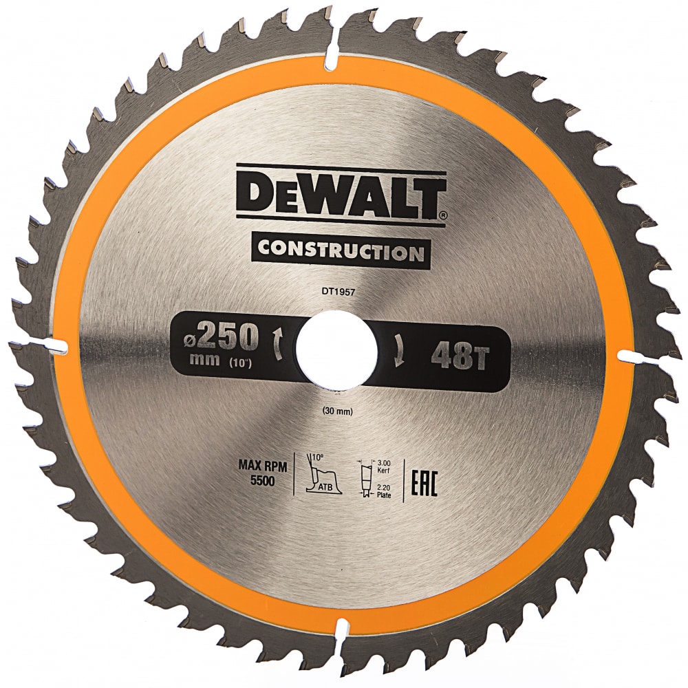 Пильный диск Dewalt диск пильный по дереву dewalt extreme 305 30 2 2 3 0 96 tfz 5° dt4290 qz