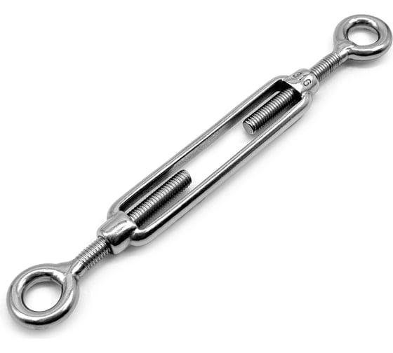 Изображение товара Нержавеющий талреп KREPFIELD М6, ART 9072, А4, кольцо - кольцо, 10 шт. 9072АА4ТАЛРЕП6ММ-10