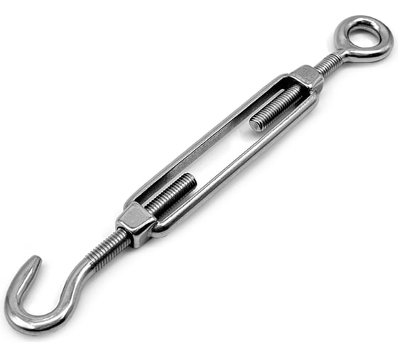Изображение товара Нержавеющий талреп KREPFIELD М8, ART 9072, А4, крюк - кольцо, 4 шт. 9072СА4ТАЛРЕП8ММ-4