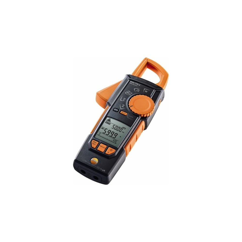 Изображение товара Токовые клещи с функцией измерения истинного СКЗ Testo 770-3 0590 7703 Изображение товара Токовые клещи с функцией измерения истинного СКЗ Testo 770-3 0590 7703