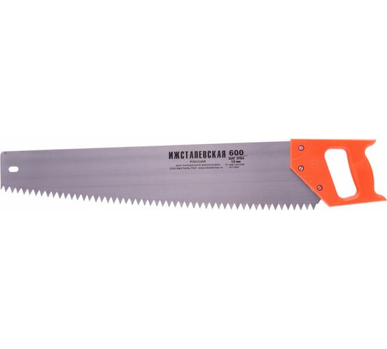 Изображение товара Ножовка по дереву Без бренда 600 мм, шаг зубьев 12 мм, пластиковая рукоятка 23167