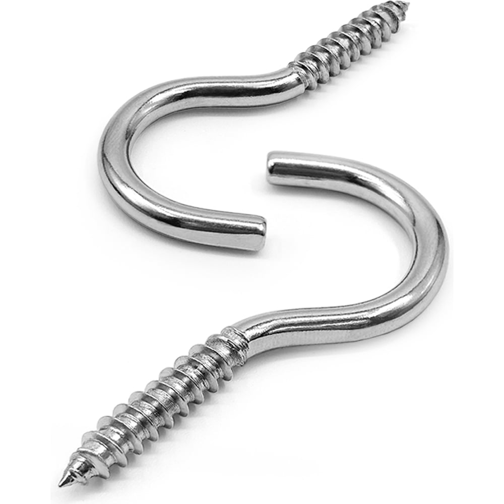 Изображение товара Нержавеющий шуруп с крюком KREPFIELD 5,8x100 мм, упаковка 6 шт