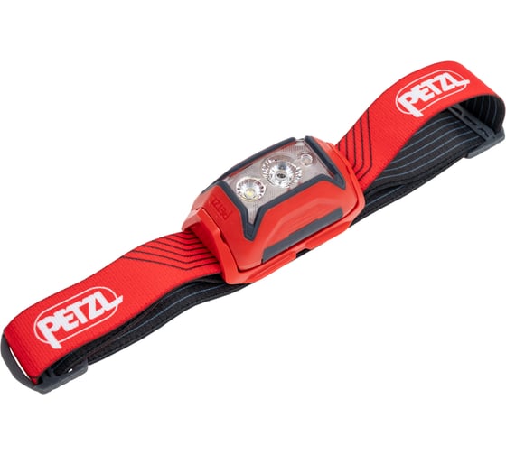 Изображение товара Налобный светодиодный фонарь Petzl красный, 450 лм, батарейки в комплекте E063AA03