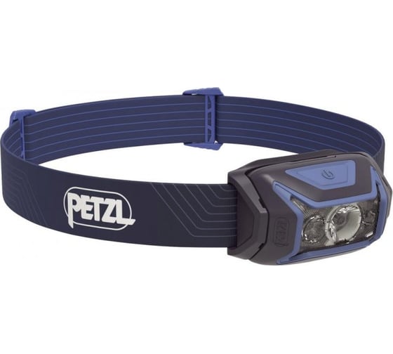 Изображение товара Налобный светодиодный фонарь Petzl Actic синий, 450 лм, батарейки в комплекте E063AA01