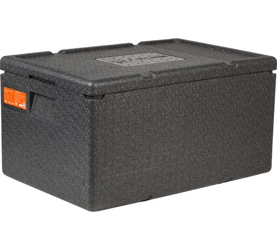 Изображение товара Термоконтейнер с крышкой Airline 46 л, 600x400x320мм, впп, черный ADCB018