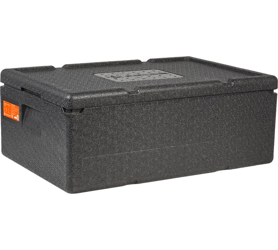 Изображение товара Термоконтейнер с крышкой Airline 32 л, 600x400x240мм, впп, черный ADCB017