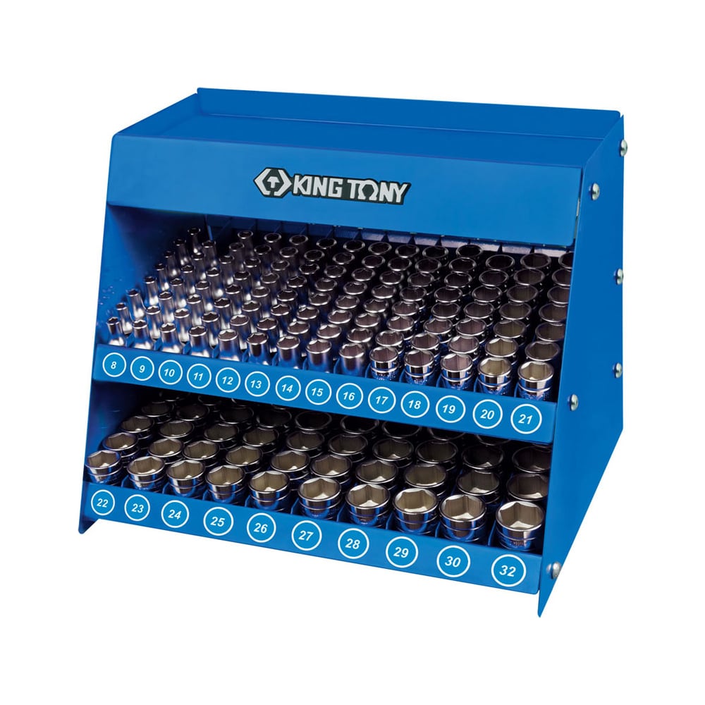 Изображение товара Набор торцевых головок KING TONY 1/2 172 предмета серия 4335M