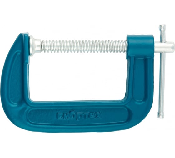 Изображение товара Струбцина СИБРТЕХ G-образная, 100 мм 20584