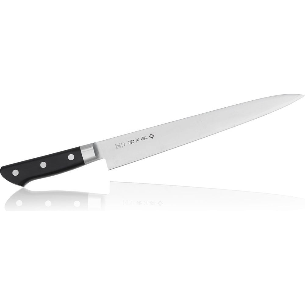 Кухонный нож для тонкой нарезки TOJIRO нож samura для нарезки mo v stonewash 23 см g 10