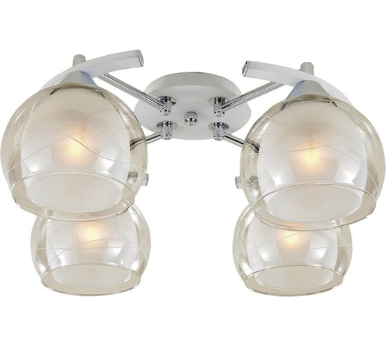 Изображение товара Потолочная люстра Citilux Буги Белая Хром CL157141