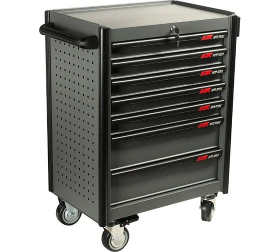 Изображение товара Тележка инструментальная JTC 3 секции в комплекте с набором инструментов 225 предметов, 5021+225 754558