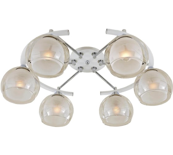 Изображение товара Потолочная люстра Citilux Буги Белая Хром CL157161